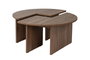 Aucune Mesa de centro MOIRA Redonda Nogal
